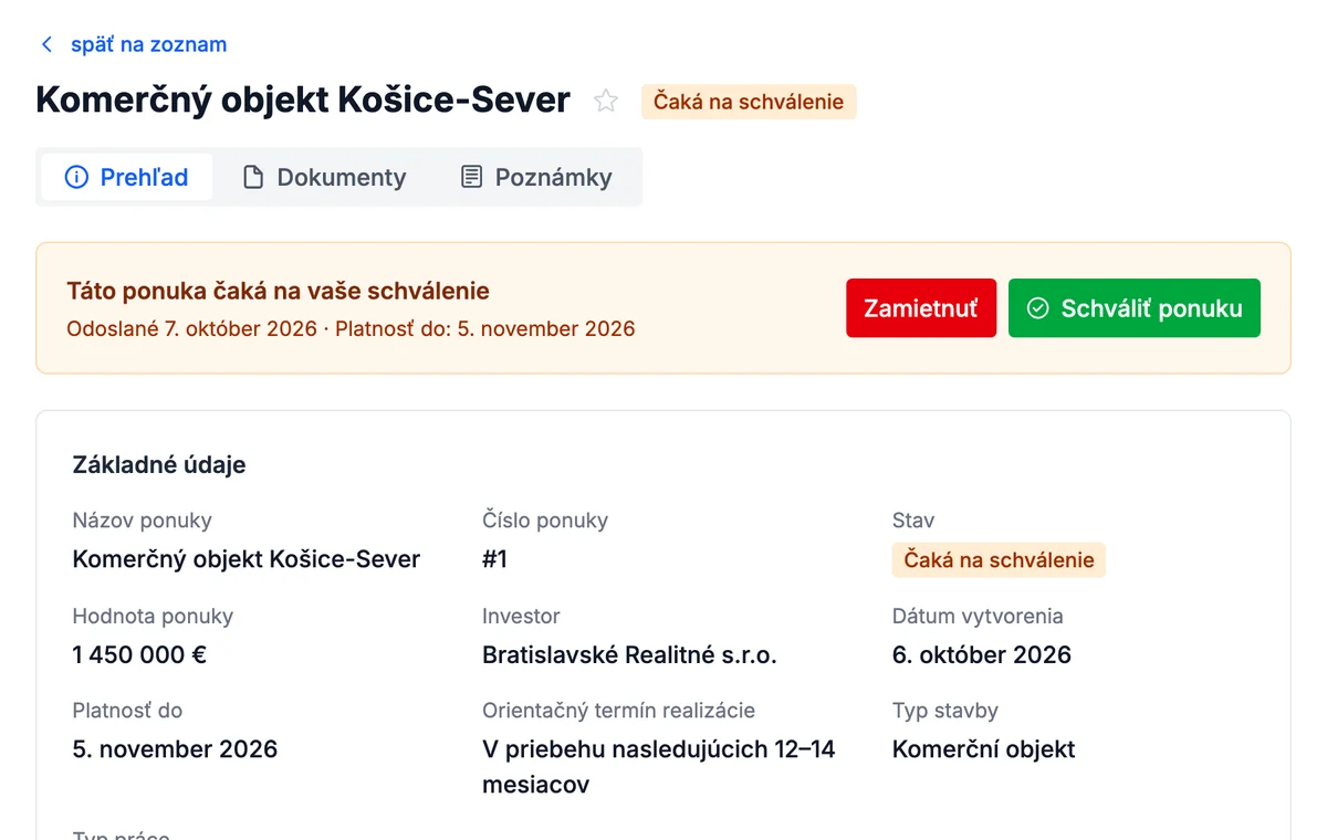 Investor ju schváli jedným kliknutím